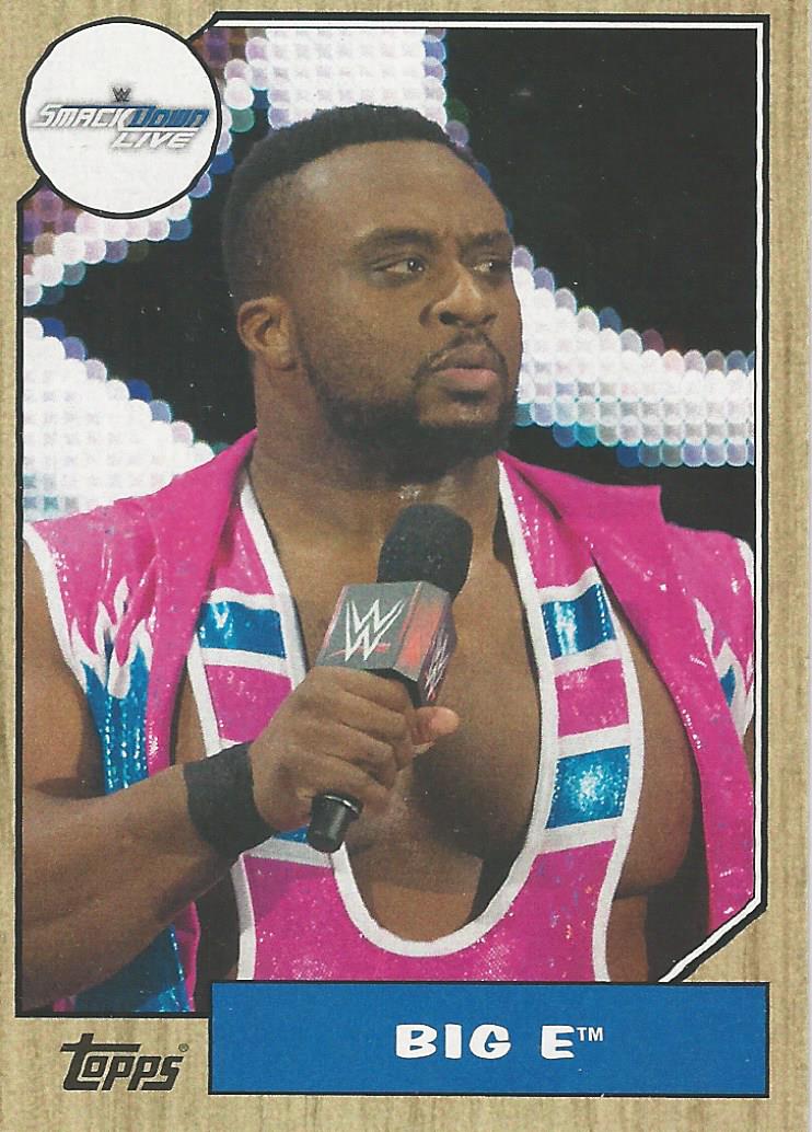 WWE Topps Heritage 2017 Trading Card Big E No.14