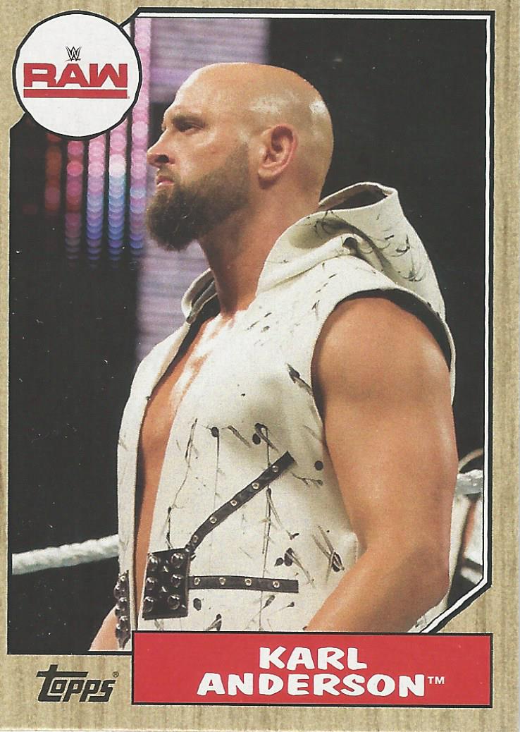 WWE Topps Heritage 2017 Trading Card Karl Anderson No.24