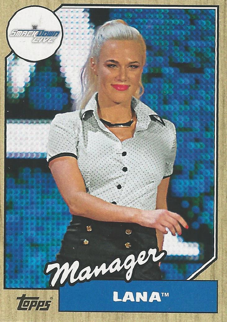 WWE Topps Heritage 2017 Trading Card Lana No.27