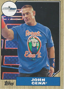 WWE Topps Heritage 2017 Trading Card John Cena No.53