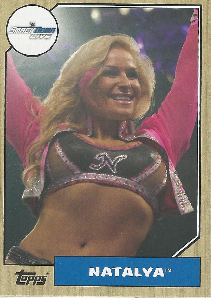 WWE Topps Heritage 2017 Trading Card Natalya No.61
