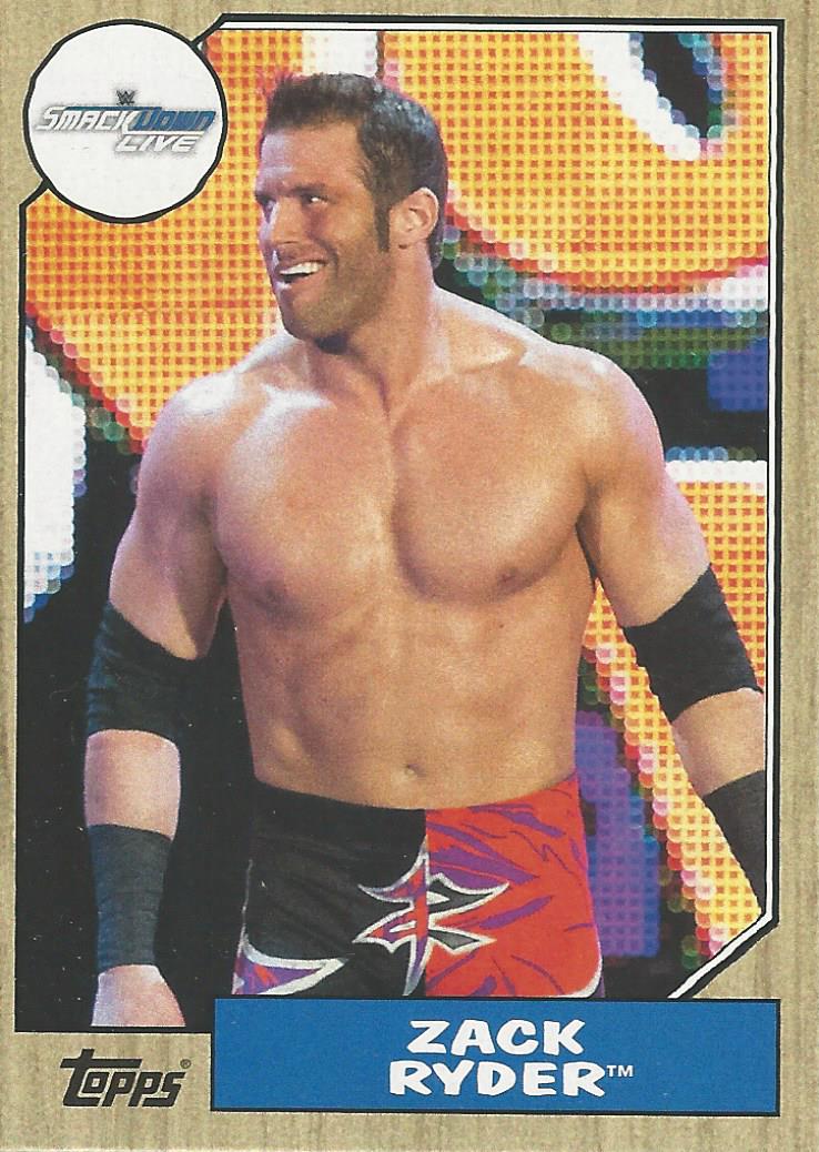 WWE Topps Heritage 2017 Trading Card Zack Ryder No.67