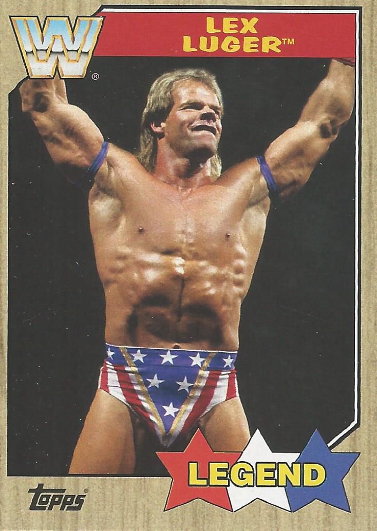 WWE Topps Heritage 2017 Trading Card Lex Luger No.82