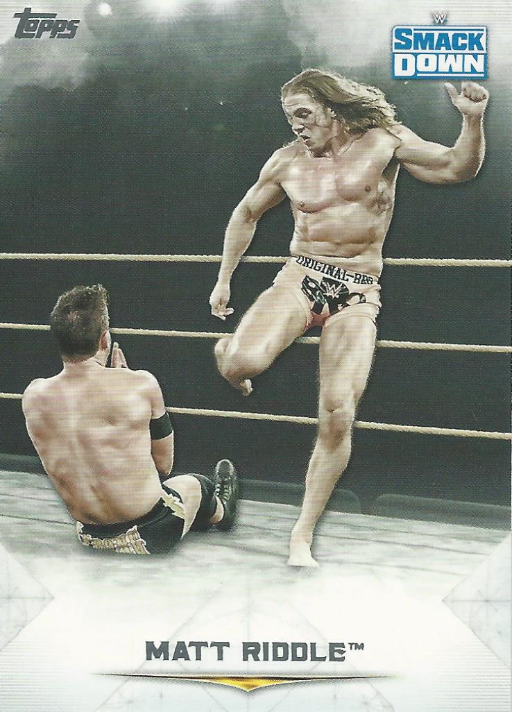 WWE Topps Undisputed 2020 Trading Cards Matt Riddle No.40