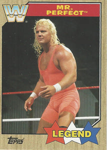 WWE Topps Heritage 2017 Trading Card Mr Perfect No.86