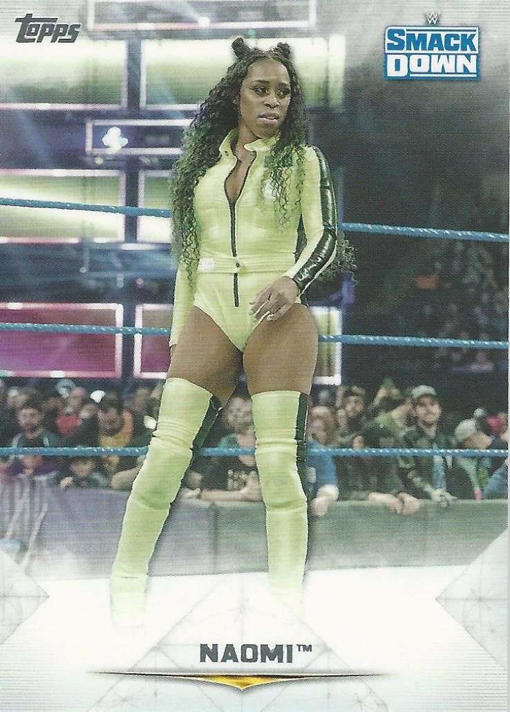 WWE Topps Undisputed 2020 Trading Cards Naomi No.42