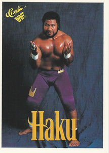 WWF Classic Trading Cards 1990 Haku No.88