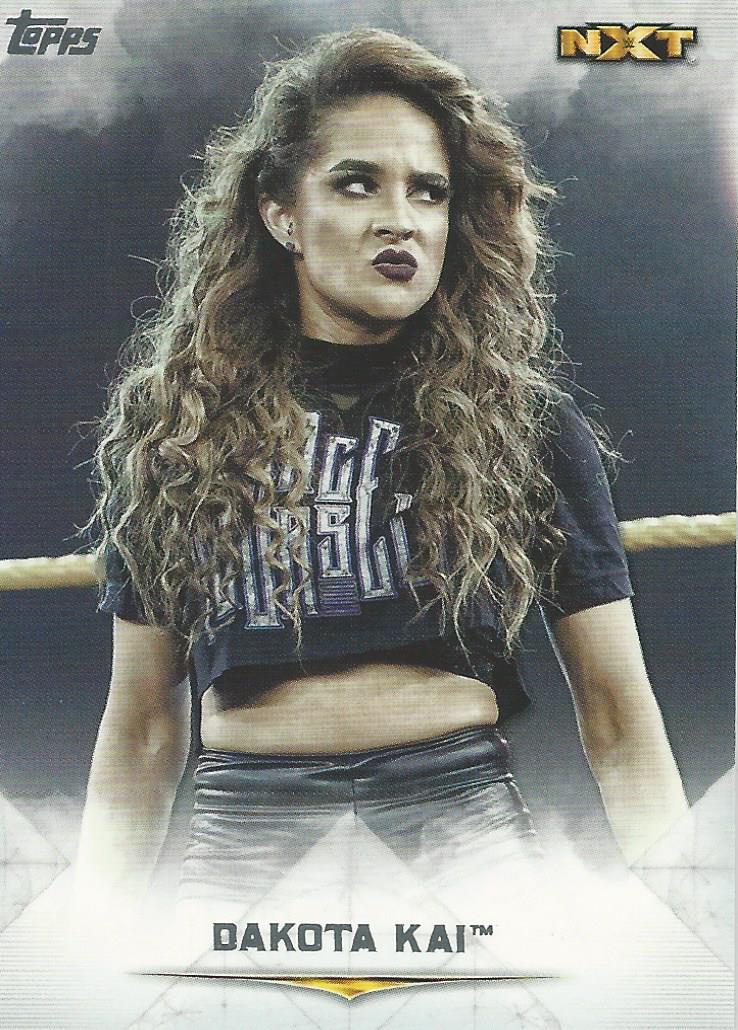 WWE Topps Undisputed 2020 Trading Cards Dakota Kai No.55