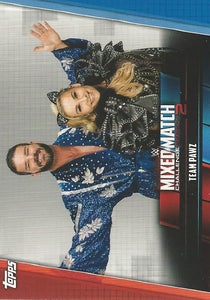 WWE Topps Women Division 2019 Trading Card Natalya and Bobby Roode MMC-5