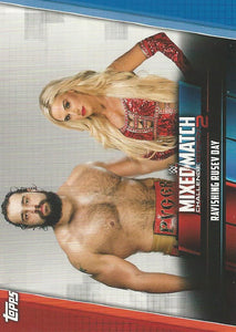WWE Topps Women Division 2019 Trading Card Rusev and Lana MMC-8