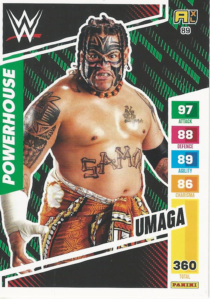 WWE Panini XL Adrenalyn 2024 Trading Cards Umaga No.89