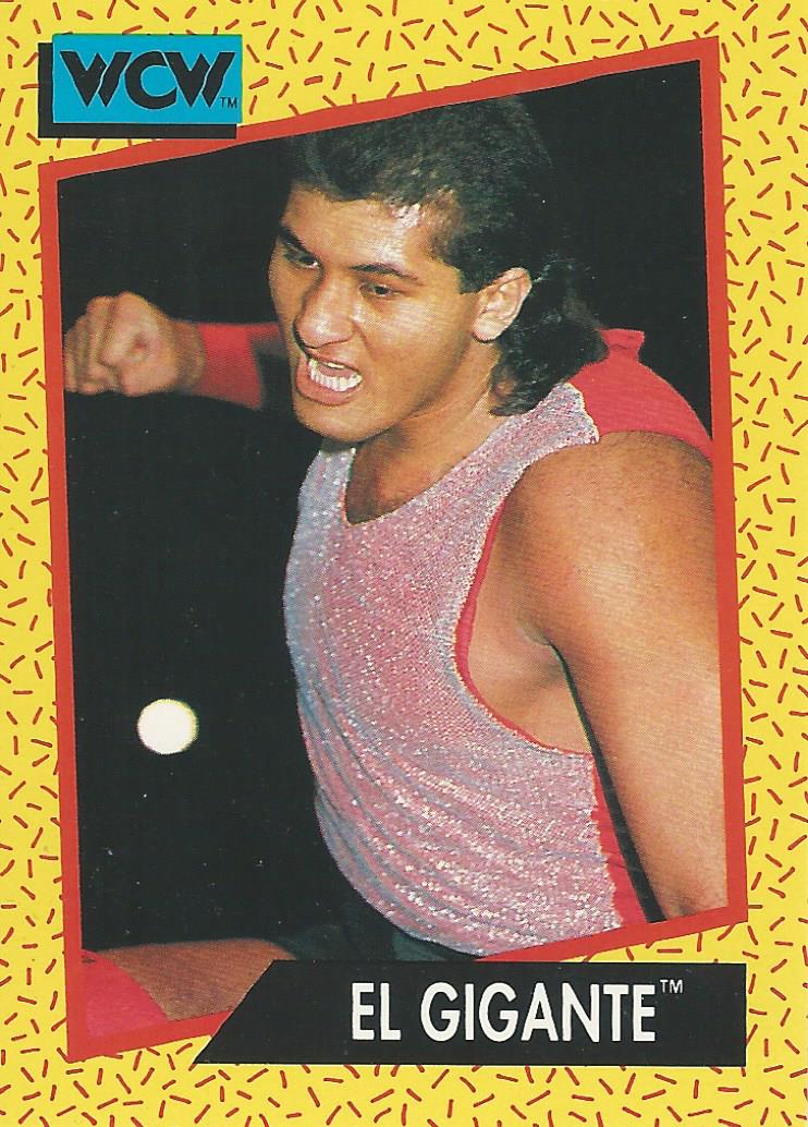 WCW Impel 1991 Trading Cards El Gigante No.89