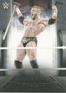 WWE Topps Undisputed 2021 Trading Cards Triple H GS-16