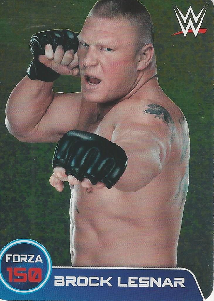 WWE Edibas Lamincards 2014 Brock Lesnar No.8