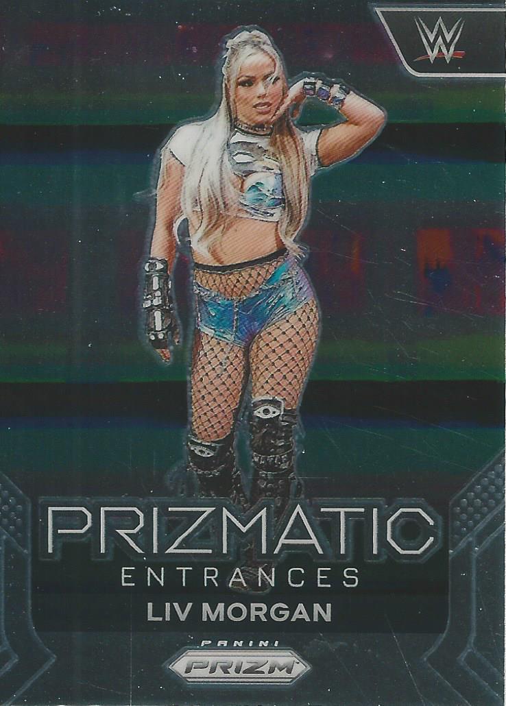 WWE Panini Prizm 2024 Trading Cards Prizmatic Entrances Liv Morgan No.9