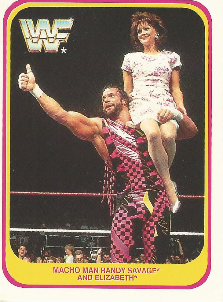 WWF Merlin 1991 Trading Cards Macho Man Randy Savage No.8