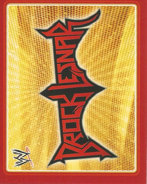 WWE Topps Icons 2013 Sticker Collection Brock Lesnar No.8