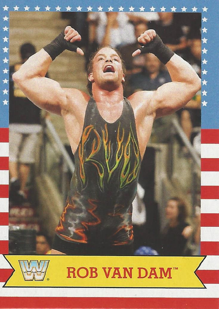 WWE Topps Heritage 2017 Trading Card Rob Van Dam No.9