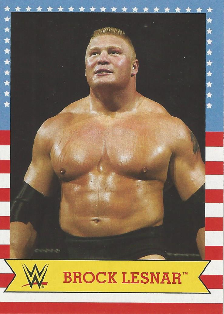 WWE Topps Heritage 2017 Trading Card Brock Lesnar No.10