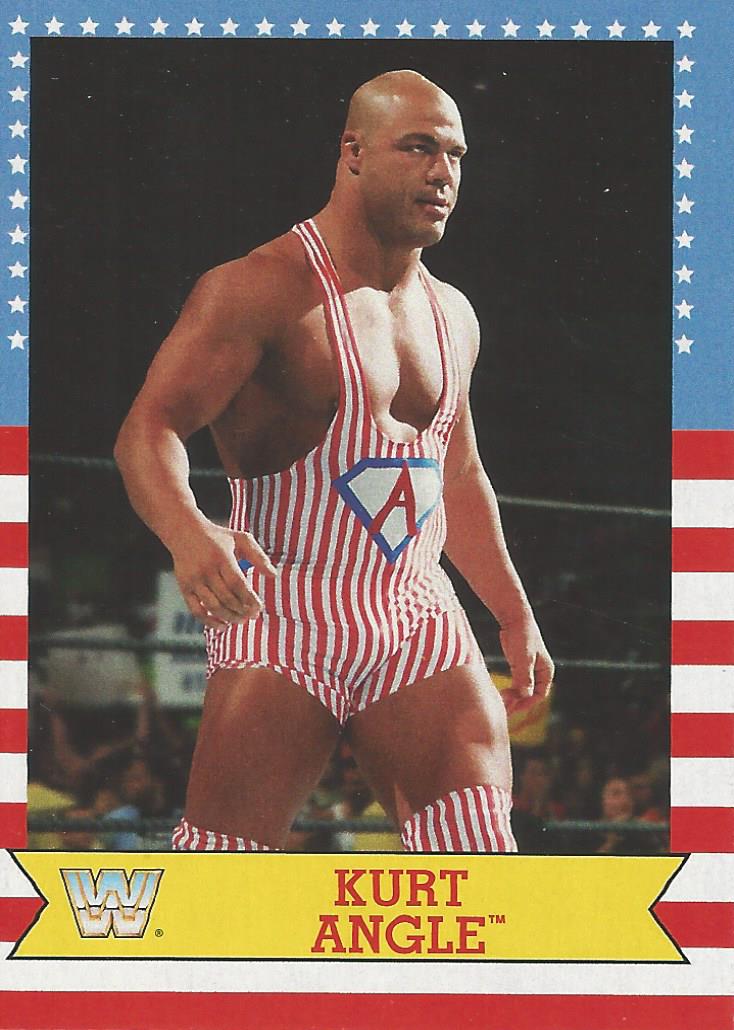 WWE Topps Heritage 2017 Trading Card Kurt Angle No.13