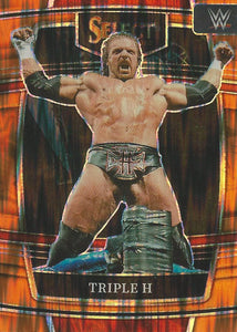 WWE Panini Select 2022 Trading Cards Orange Flash Triple H No.40