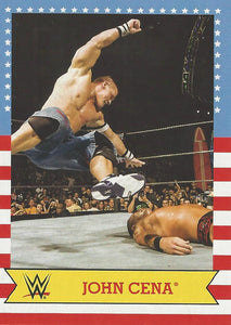 WWE Topps Heritage 2017 Trading Card John Cena No.14