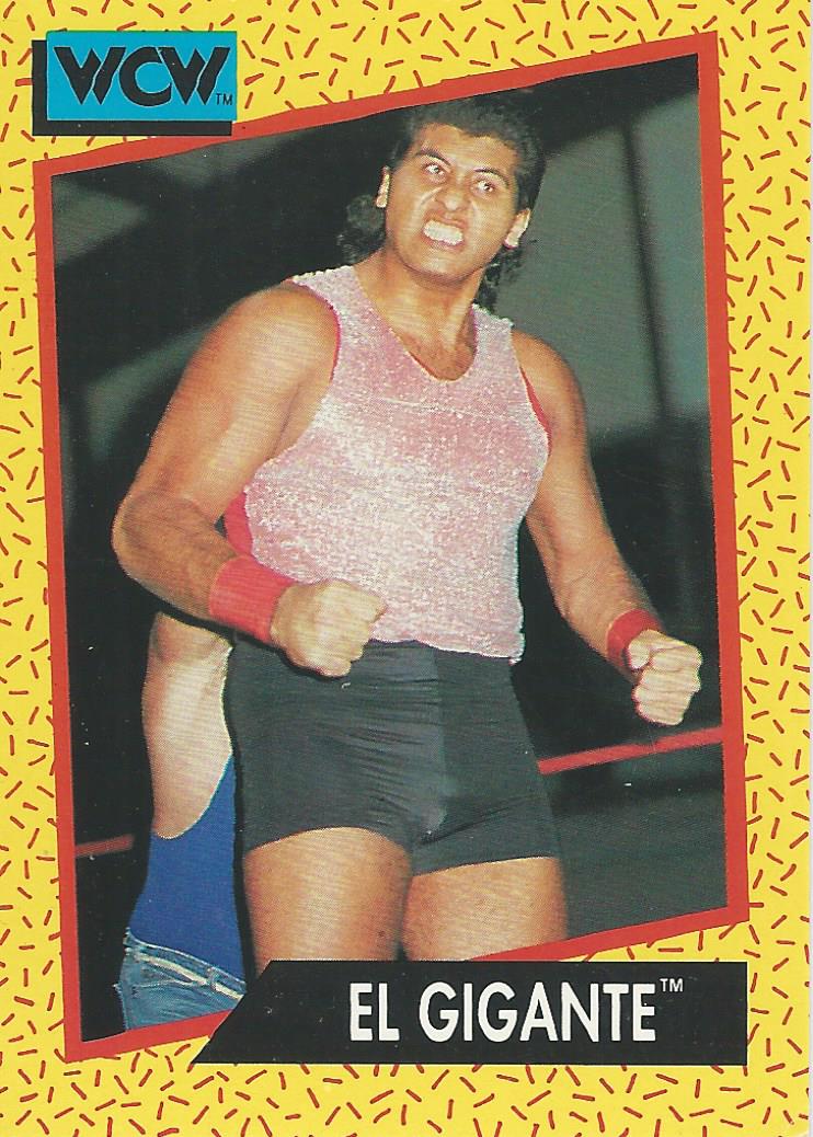 WCW Impel 1991 Trading Cards El Gigante No.90