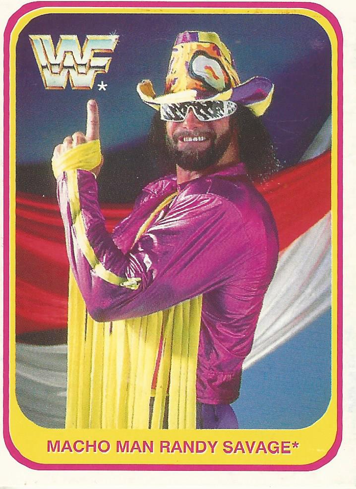 WWF Merlin 1991 Trading Cards Macho Man Randy Savage No.90