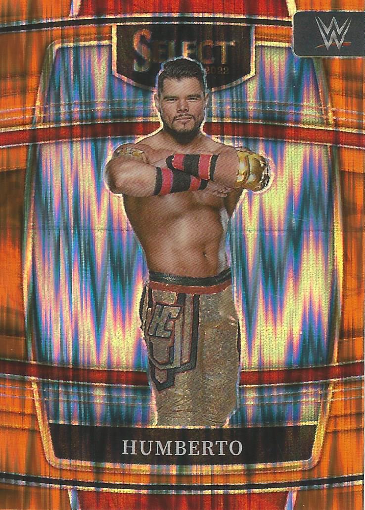 WWE Panini Select 2022 Trading Cards Orange Flash Humberto No.79