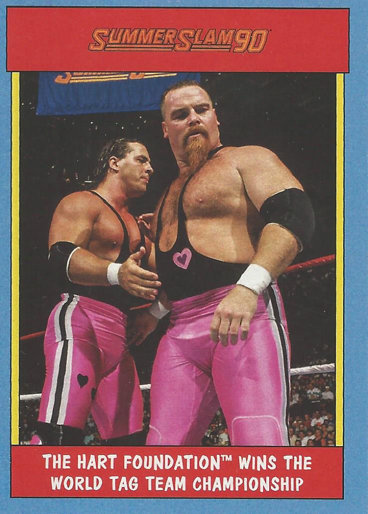 WWE Topps Heritage 2017 Trading Card Hart Foundation No.5