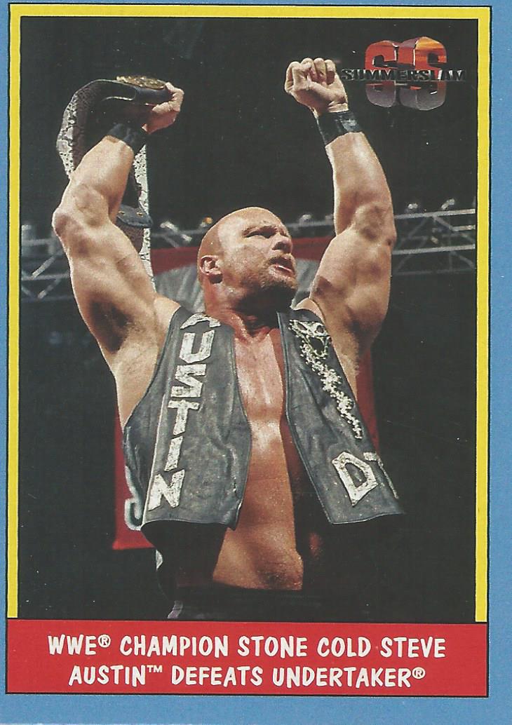 WWE Topps Heritage 2017 Trading Card Stone Cold Steve Austin No.21