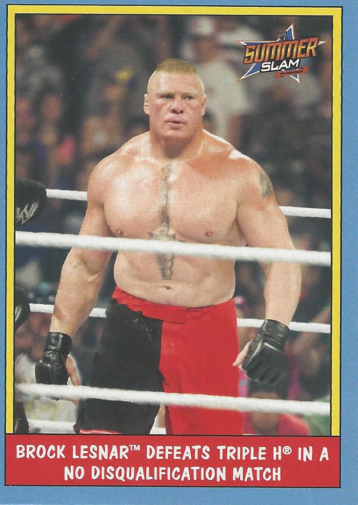 WWE Topps Heritage 2017 Trading Card Brock Lesnar No.40