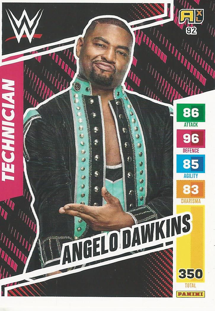 WWE Panini XL Adrenalyn 2024 Trading Cards Angelo Dawkins No.92