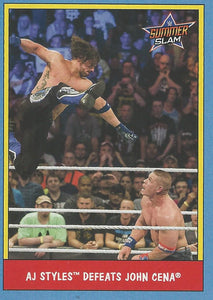 WWE Topps Heritage 2017 Trading Card AJ Styles No.48