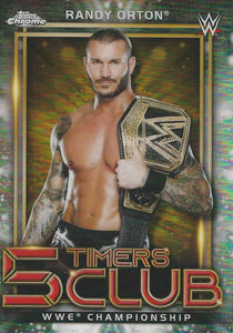 WWE Topps Chrome 2021 Trading Cards Randy Orton 5T-10