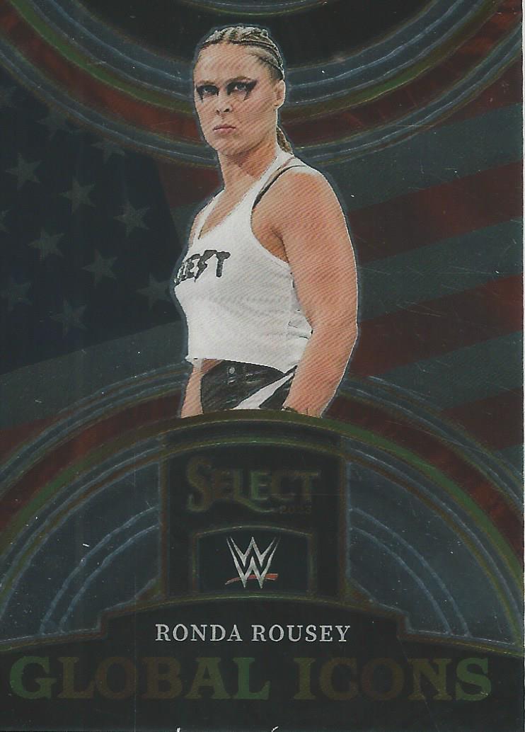 WWE Panini Select 2023 Trading Cards Global Icons Ronda Rousey No.21