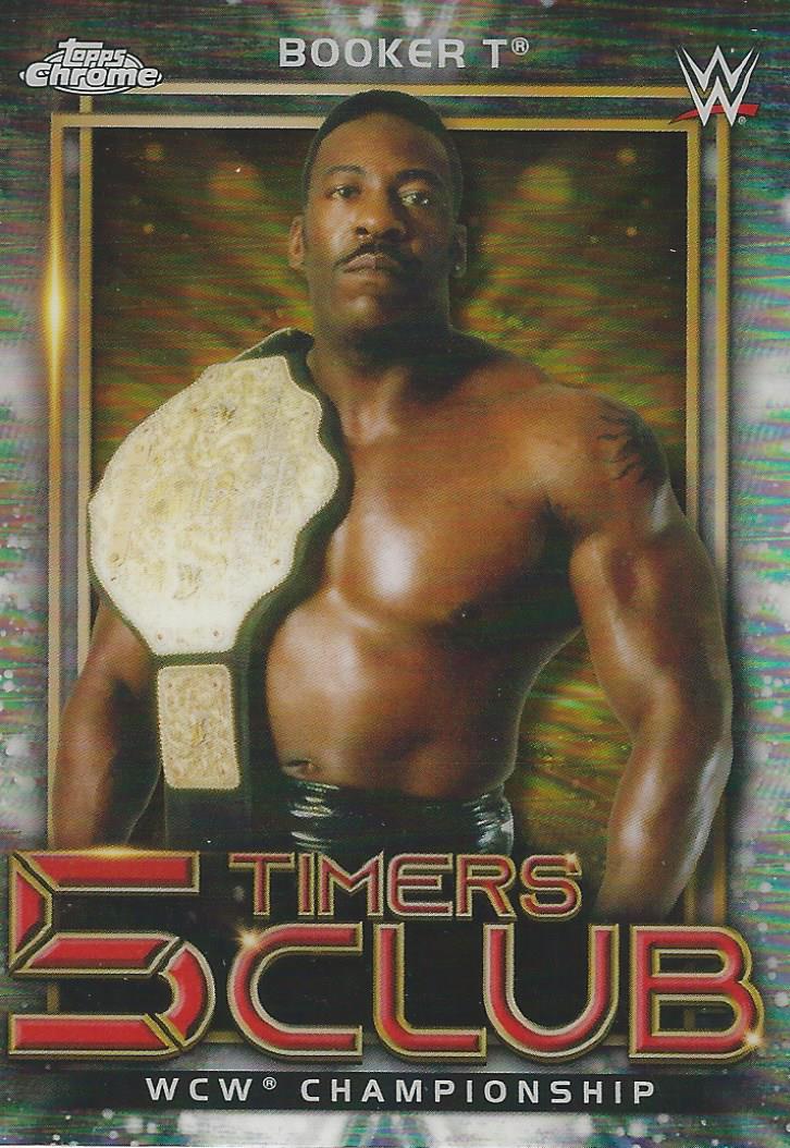 WWE Topps Chrome 2021 Trading Cards Booker T 5T-1