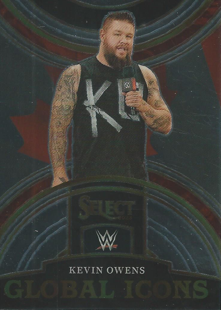 WWE Panini Select 2023 Trading Cards Global Icons Kevin Owens No.10