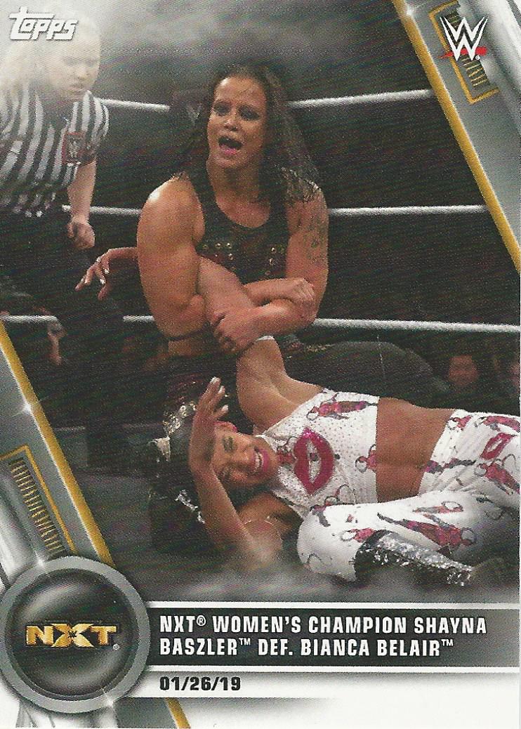 WWE Topps Women Division 2020 Trading Cards Shayna Baszler No.6