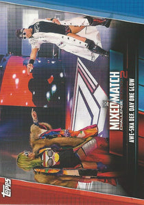 WWE Topps Women Division 2019 Trading Cards Asuka and The Miz MMC-15