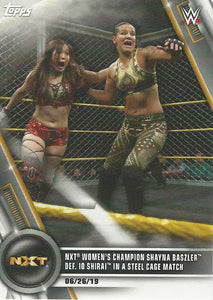 WWE Topps Women Division 2020 Trading Cards Shayna Baszler No.40