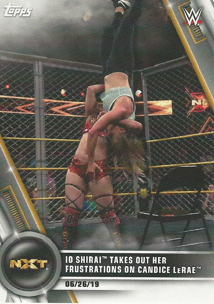 WWE Topps Women Division 2020 Trading Cards IO Shirai No.41