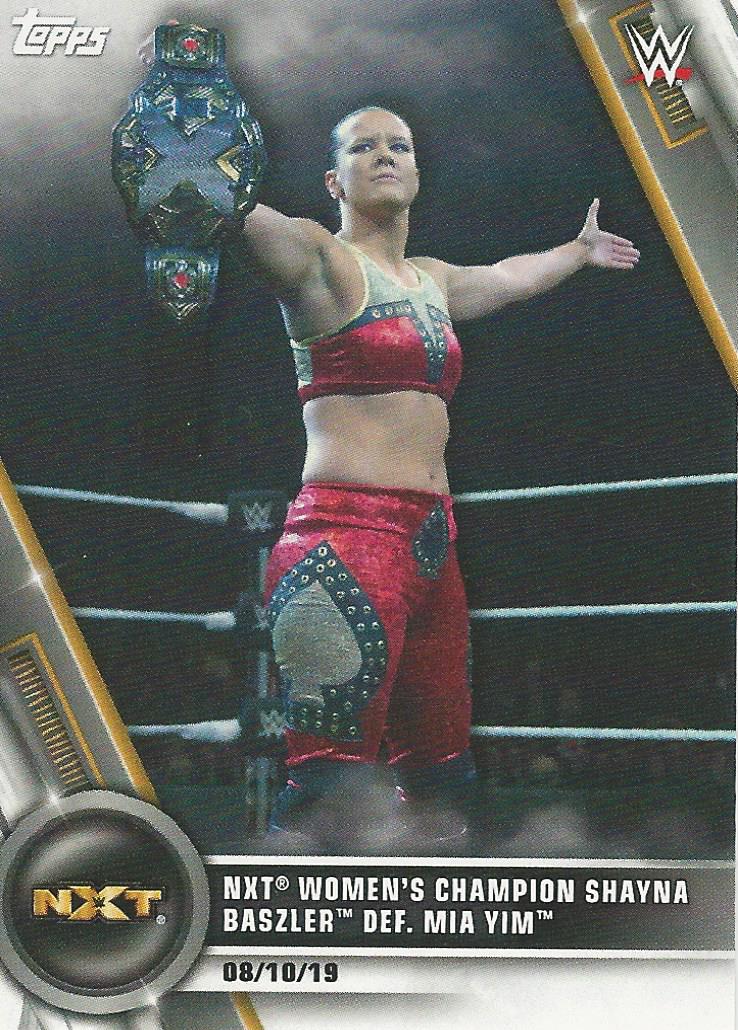 WWE Topps Women Division 2020 Trading Cards Shayna Baszler No.61