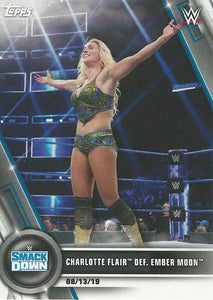 WWE Topps Women Division 2020 Trading Cards Charlotte Flair No.68