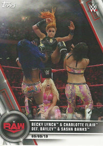 WWE Topps Women Division 2020 Trading Cards Becky Lynch No.79