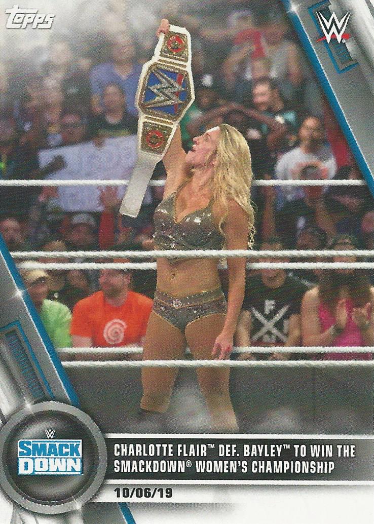 WWE Topps Women Division 2020 Trading Cards Charlotte Flair No.90