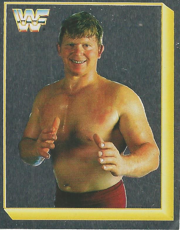 WWF Merlin Sticker Collection 1994 Bob Backlund Foil No.19