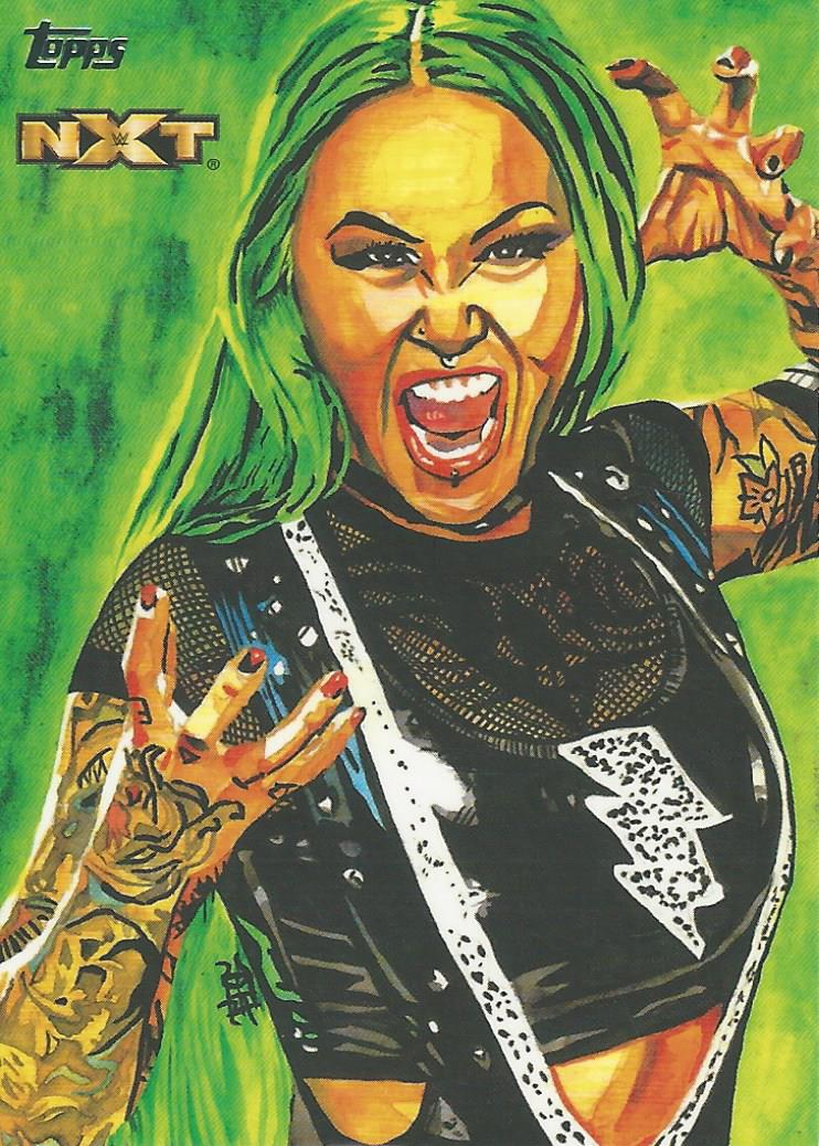 WWE Topps Undisputed 2021 Trading Cards Shotzi Blackheart RS-8