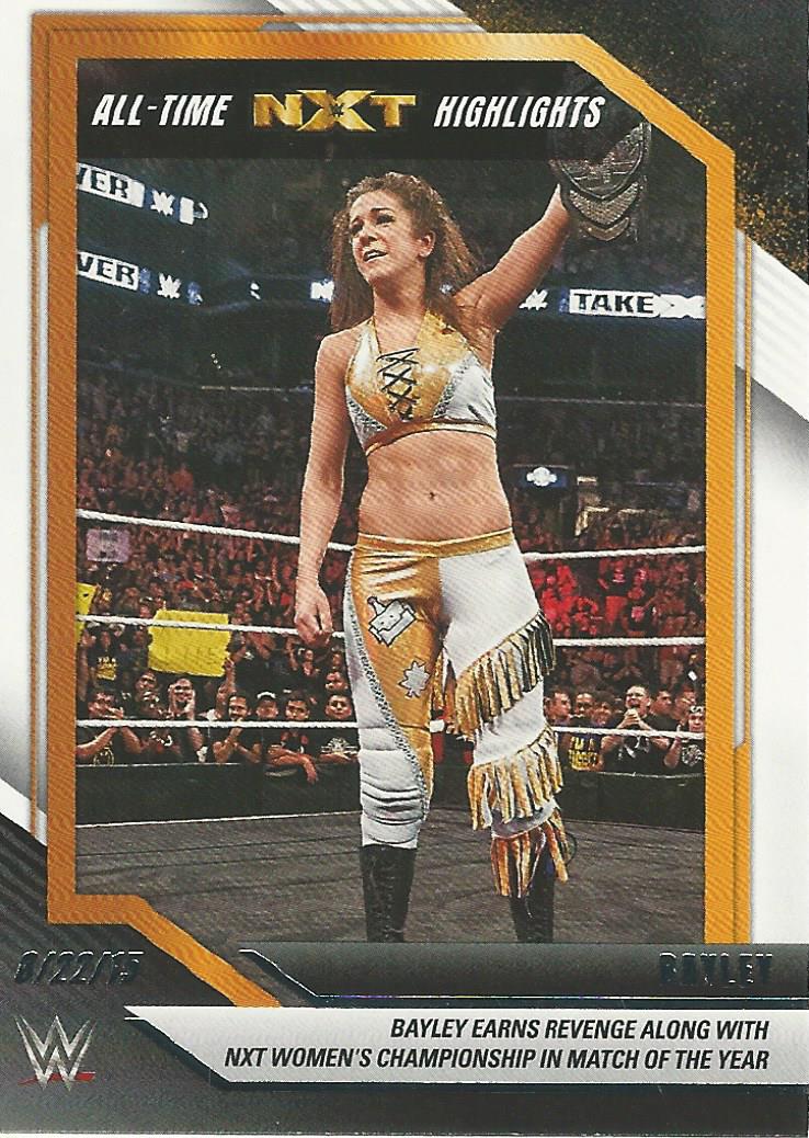 WWE Topps NXT 2022 Trading Cards All Time Highlights Bayley No.14