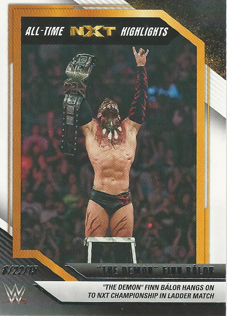 WWE Topps NXT 2022 Trading Cards All Time Highlights Finn Balor No.15